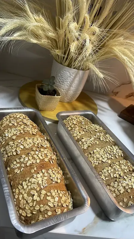 Pão caseiro 100% integral
